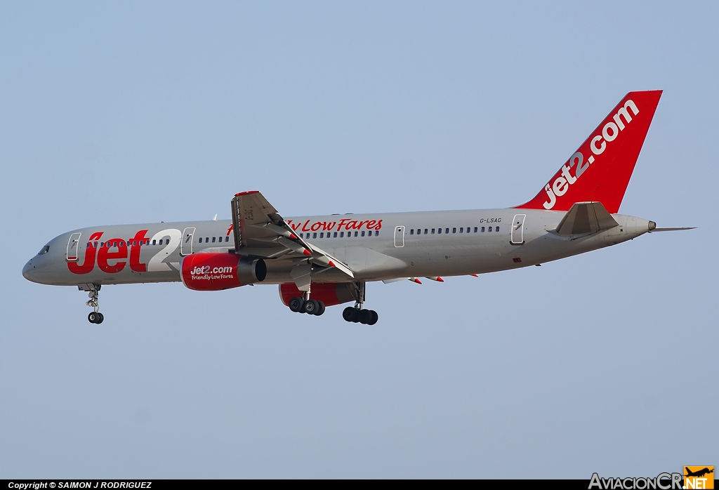 G-LSAG - Boeing 757-21B - Jet2.com