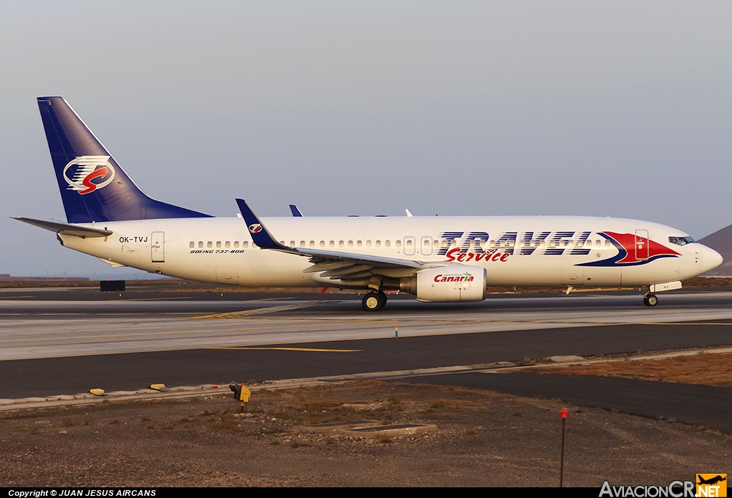 OK-TVJ - Boeing 737-8Q8 - Travel Service