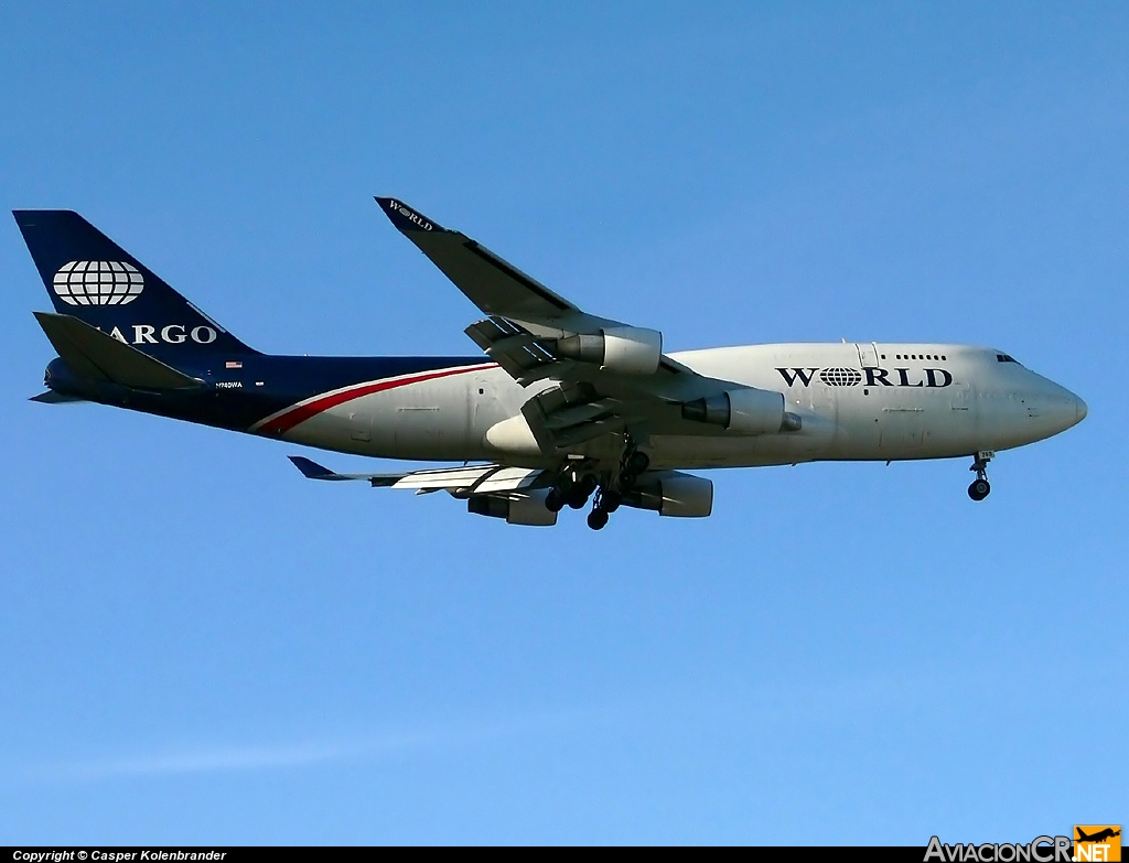 N740WA - Boeing 747-4H6M - World Airways