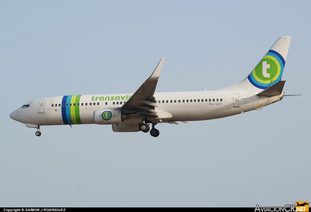 PH-HZY - Boeing 737-8K2 - Transavia Airlines