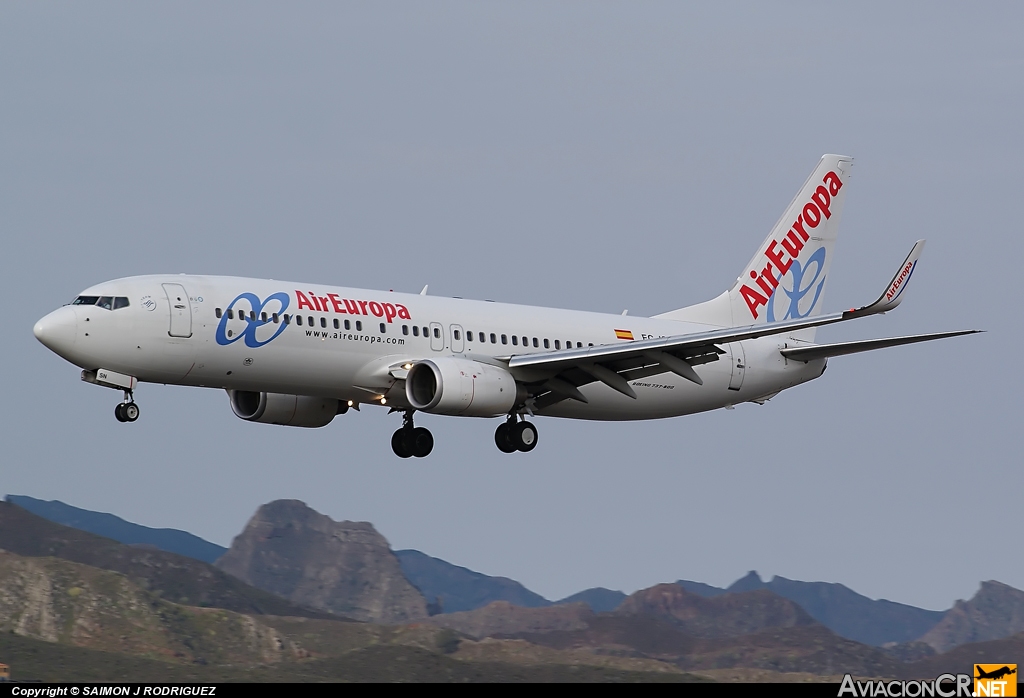 EC-ISN - Boeing 737-86Q - Air Europa