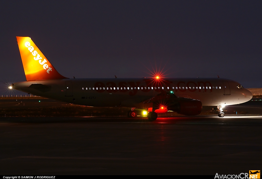 G-EZTJ - Airbus A320-214 - EasyJet Airline