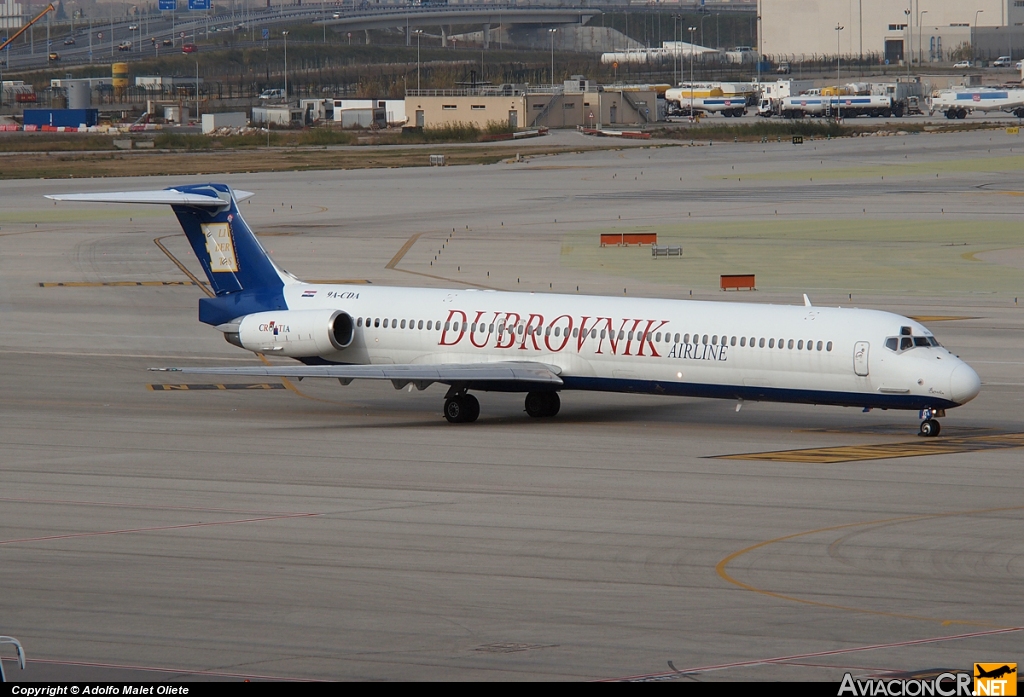 9A-CDA - McDonnell Douglas MD-83 (DC-9-83) - Dubrovnik Airline