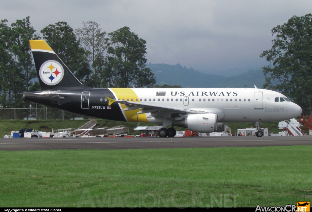 N733UW - Airbus A319-112 - US Airways