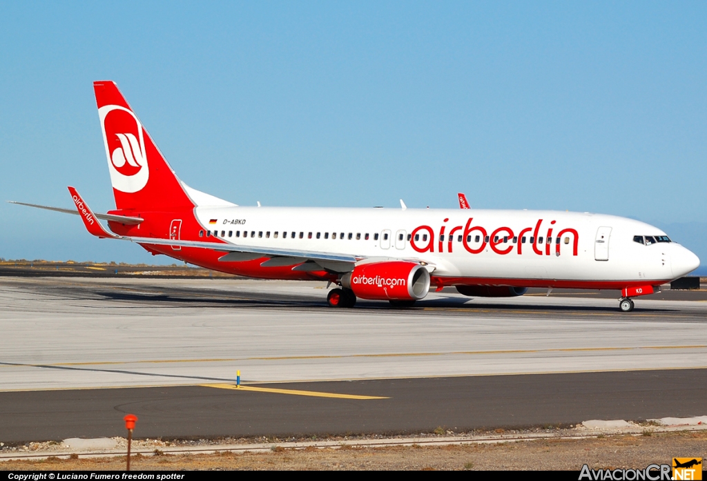 D-ABKD - Boeing 737-86J - Air Berlin