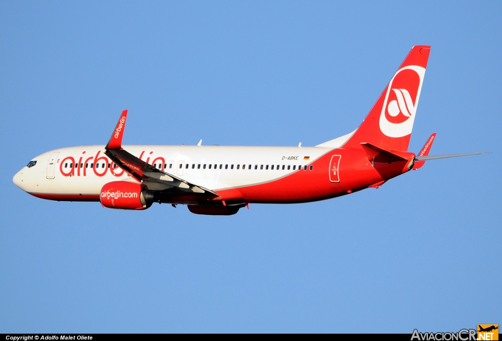 D-ABKE - Boeing 737-86J - Air Berlin