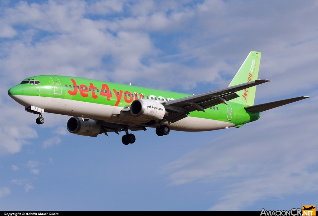CN-RPA - Boeing 737-4B3 - Jet4You
