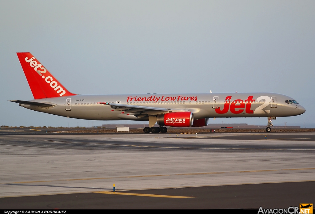 G-LSAG - Boeing 757-21B - Jet2.com