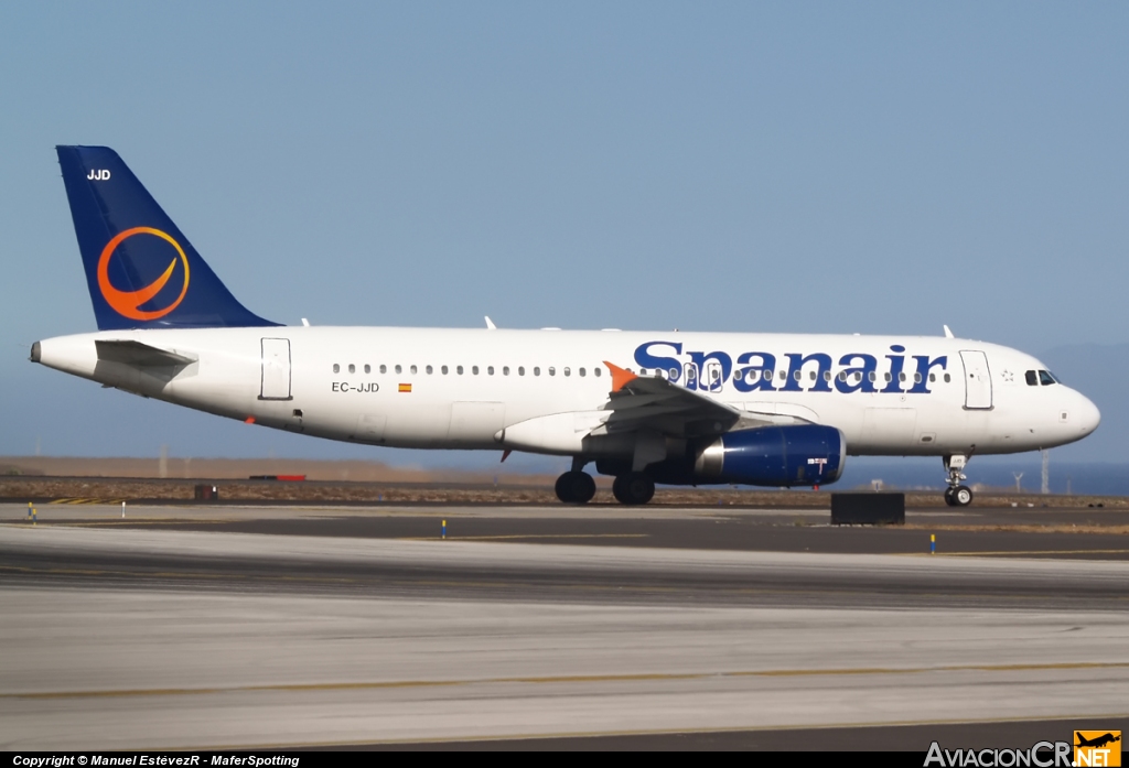 EC-JJD - Airbus A320-232 - Spanair