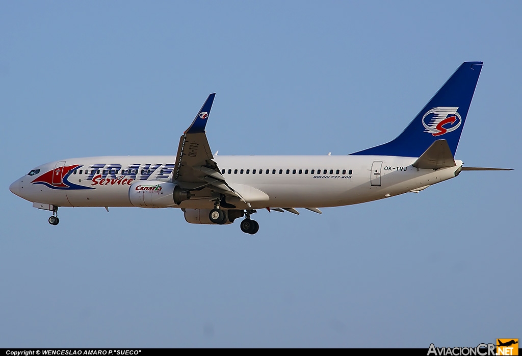 OK-TVJ - Boeing 737-8Q8 - Travel Service