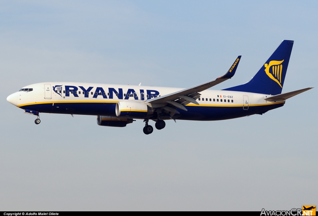 EI-EBZ - Boeing 737-8AS - Ryanair