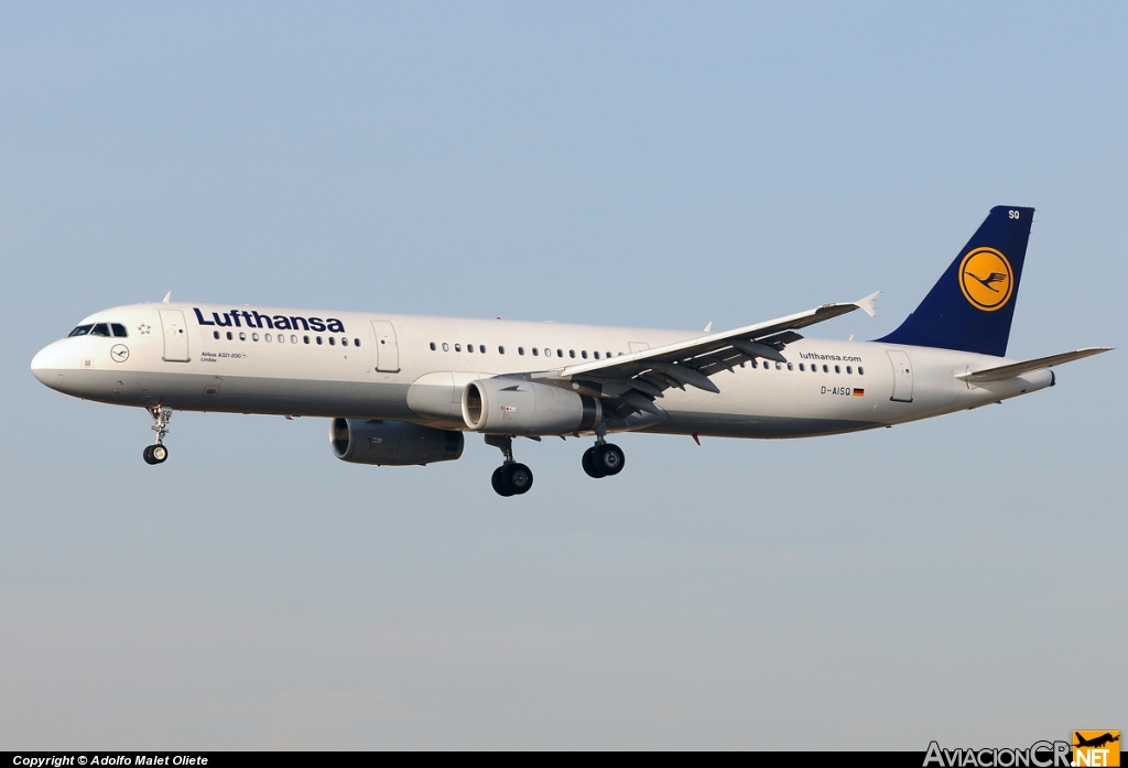 D-AISQ - Airbus A321-231 - Lufthansa