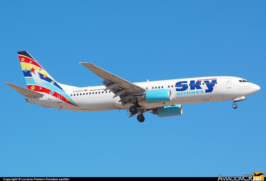 D-AGSA - 	Boeing	737-883 - German Sky Airlines
