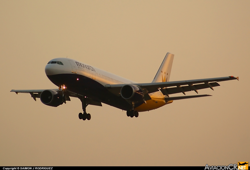 G-MONS - Airbus A300B4-605R - Monarch Airlines