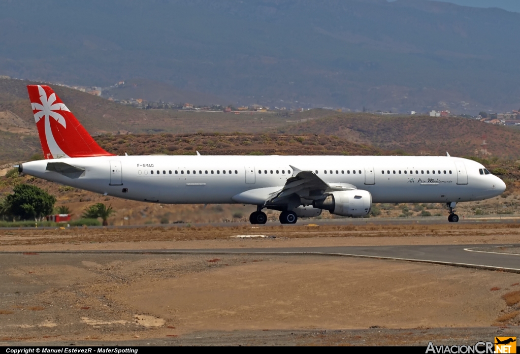 F-GYAQ - Airbus A321-211 - Air Méditerranée