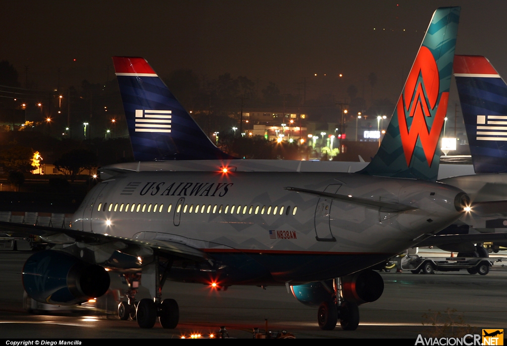 N838AW - Airbus A319-132 - US Airways