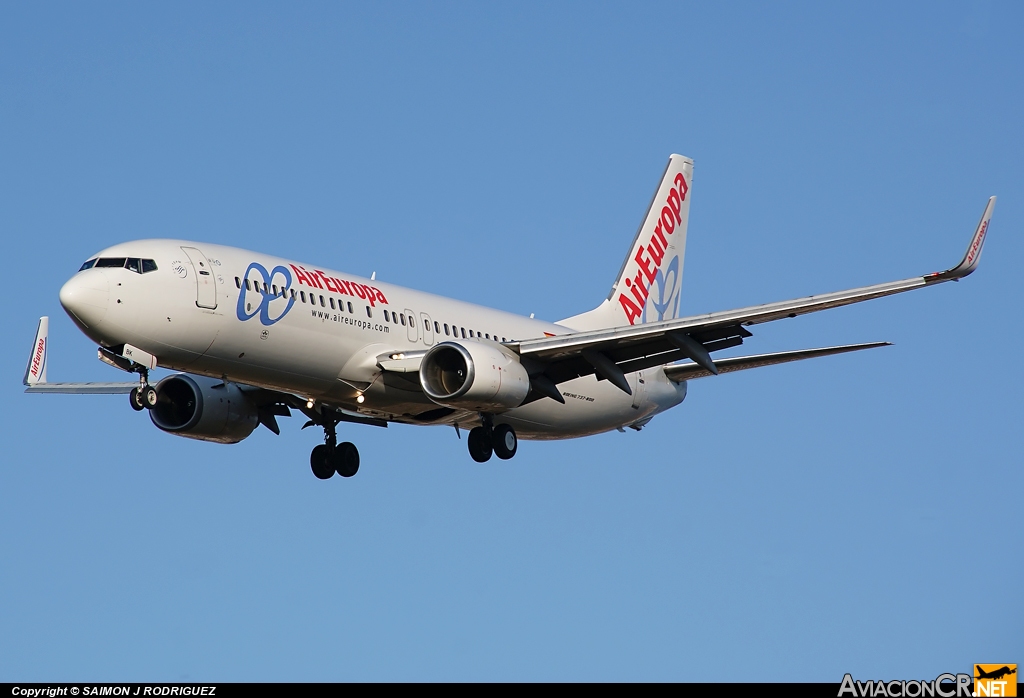 EC-JBK - Boeing 737-85P - Air Europa