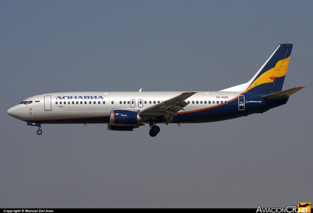 VQ-BAO - Boeing 737-4Q8 - Donavia
