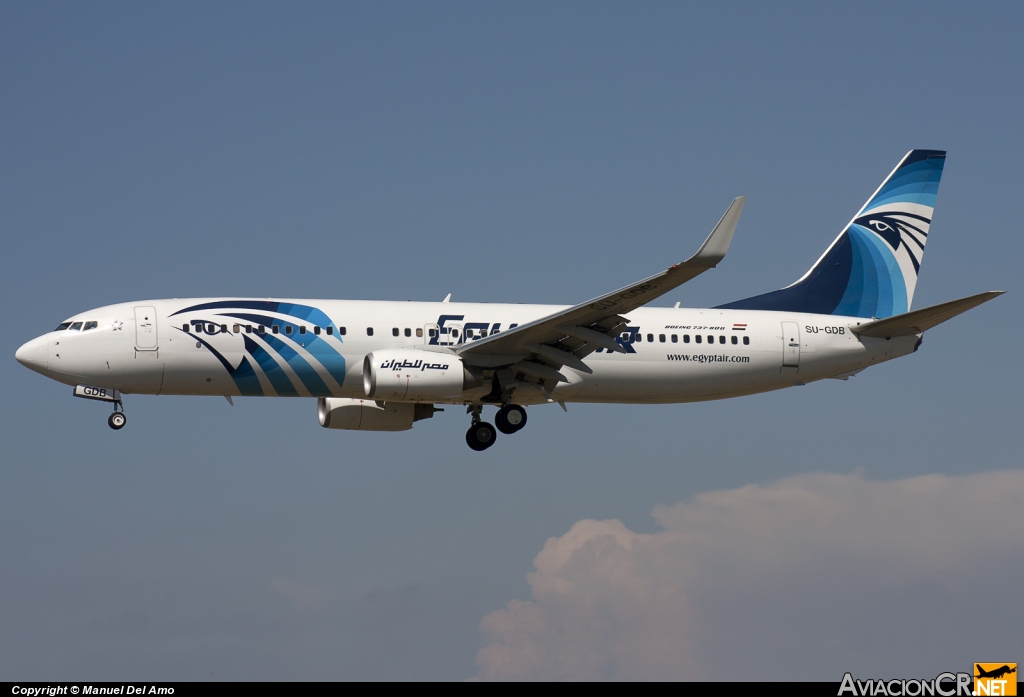 SU-GDB - Boeing 737-86D - EgyptAir