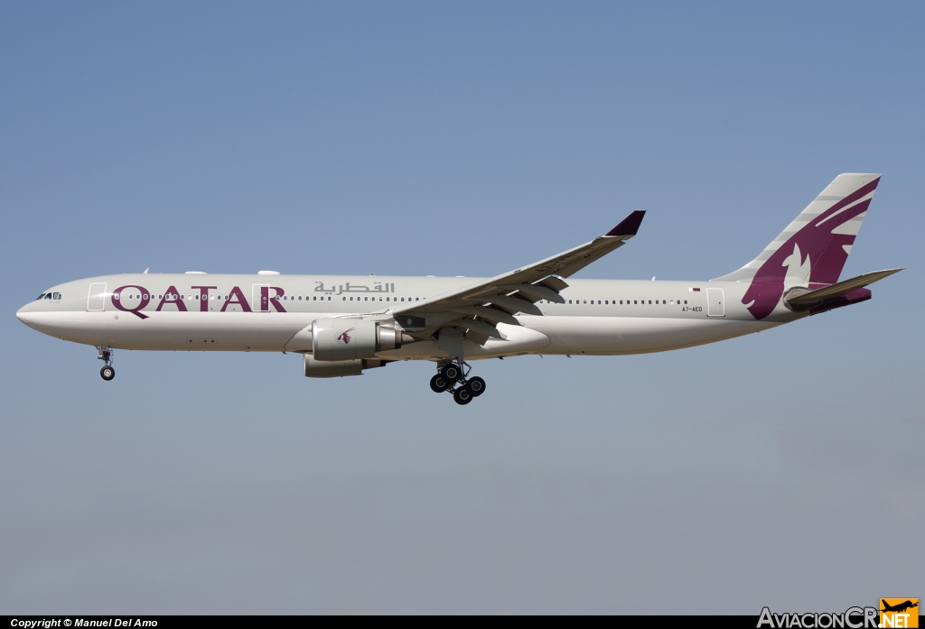 A7-AED - Airbus A330-302 - Qatar Airways