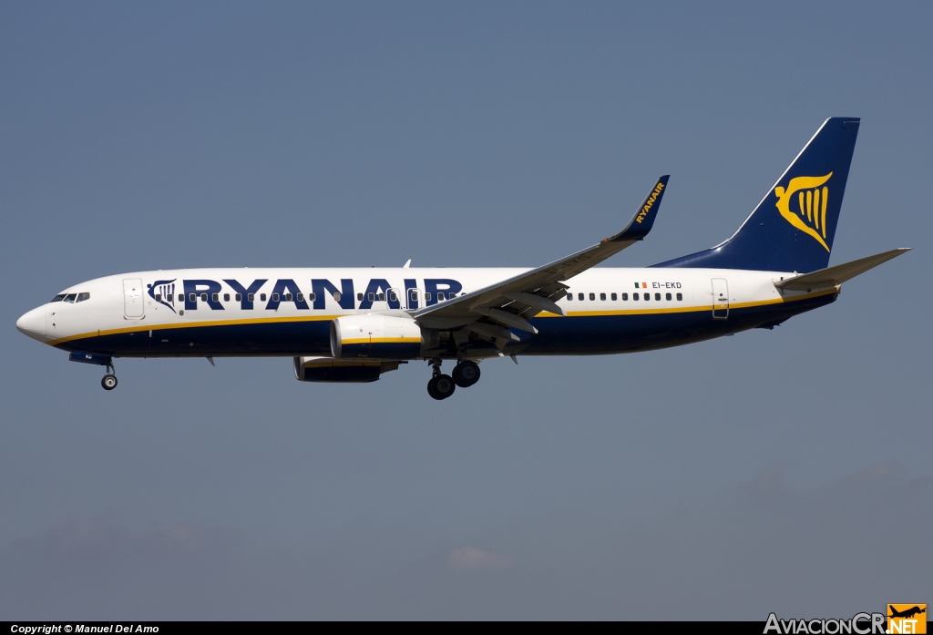 EI-EKD - Boeing 737-8AS - Ryanair