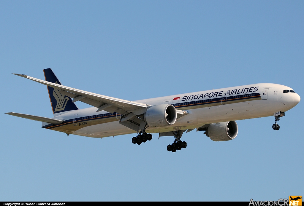 9V-SWG - Boeing 777-312/ER - Singapore Airlines