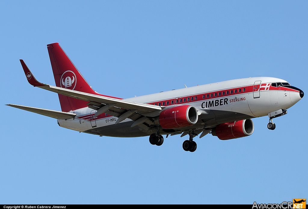 OY-MRG - Boeing 737-7L9 - Cimber Sterling Airlines