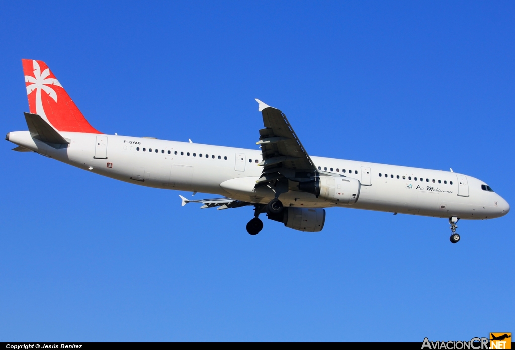 F-GYAQ - Airbus A321-211 - Air Méditerranée