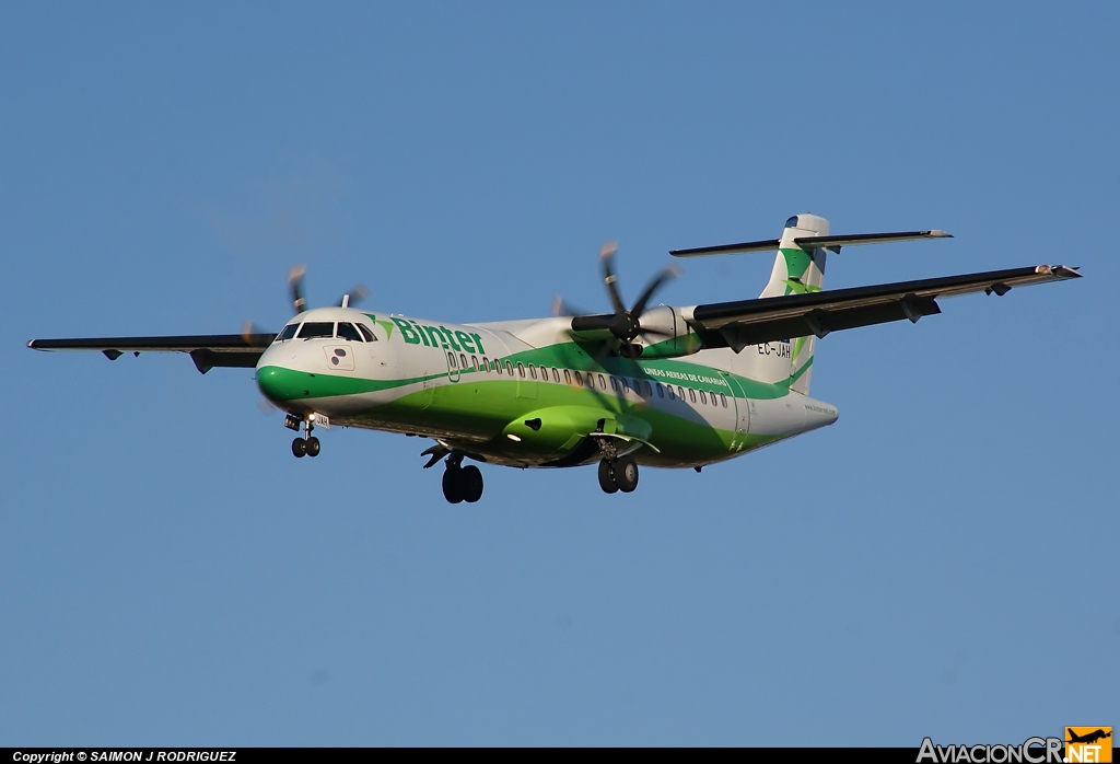 EC-JAH - ATR 72-212A - Binter Canarias