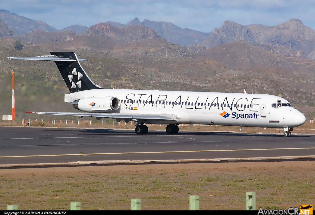 EC-KJE - McDonnell Douglas MD-87 (DC-9-87) - Spanair