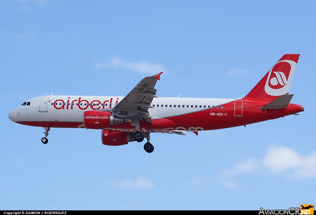 HB-IOZ - Airbus A320-214 - Air Berlin