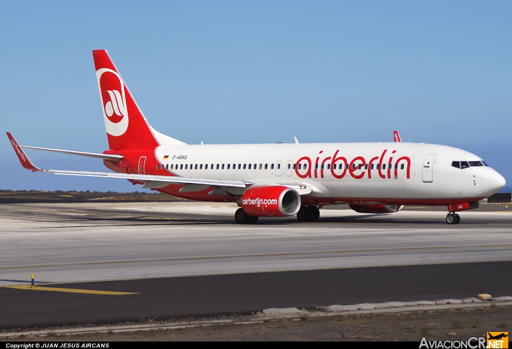 D-ABAQ - Boeing 737-86J - Air Berlin