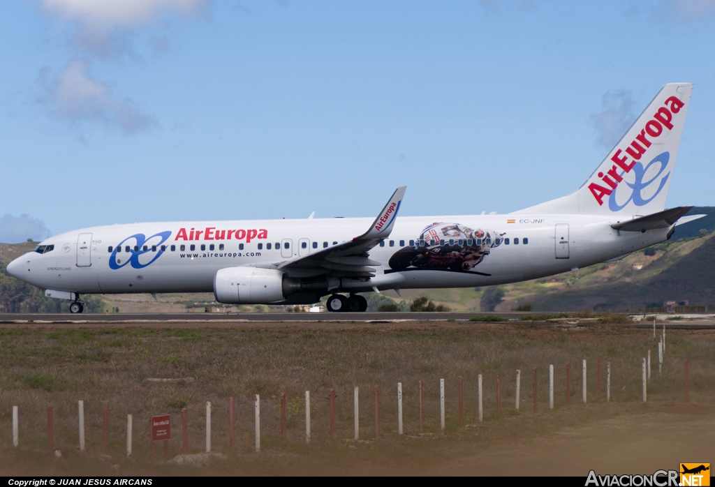 EC-JNF - Boeing 737-85P - Air Europa