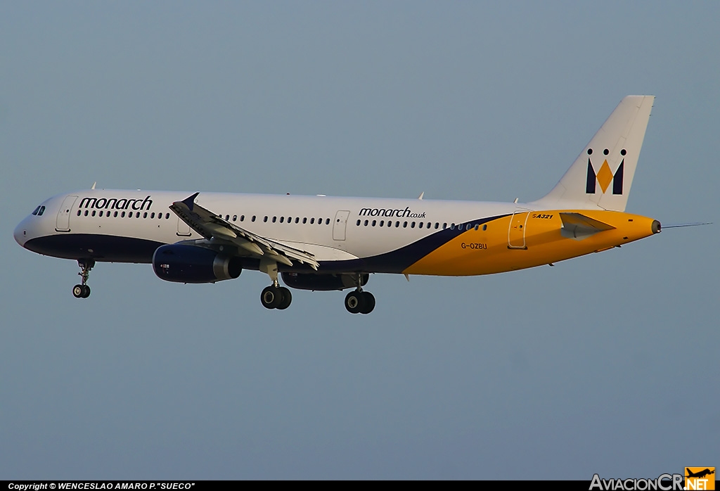 G-OZBU - Airbus A321-231 - Monarch Airlines