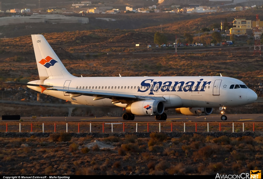 EC-IZK - Airbus A320-232 - Spanair