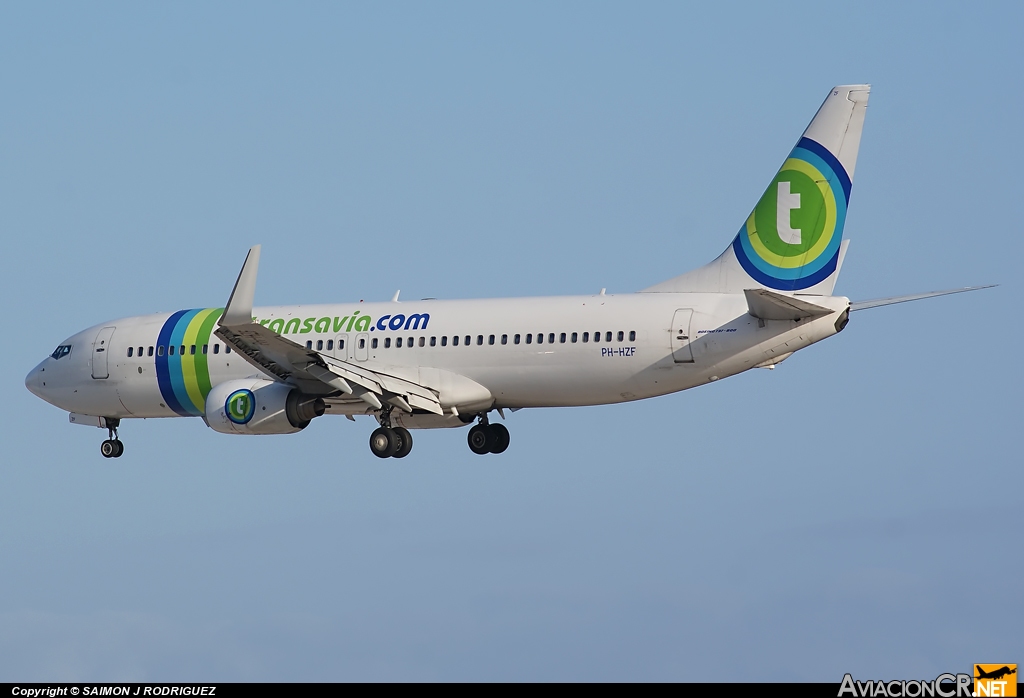 PH-HZF - Boeing 737-8K2 - Transavia Airlines