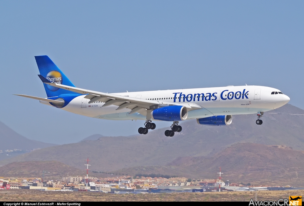 G-TCXA - Airbus 330-242 - Thomas Cook Airlines. UK.