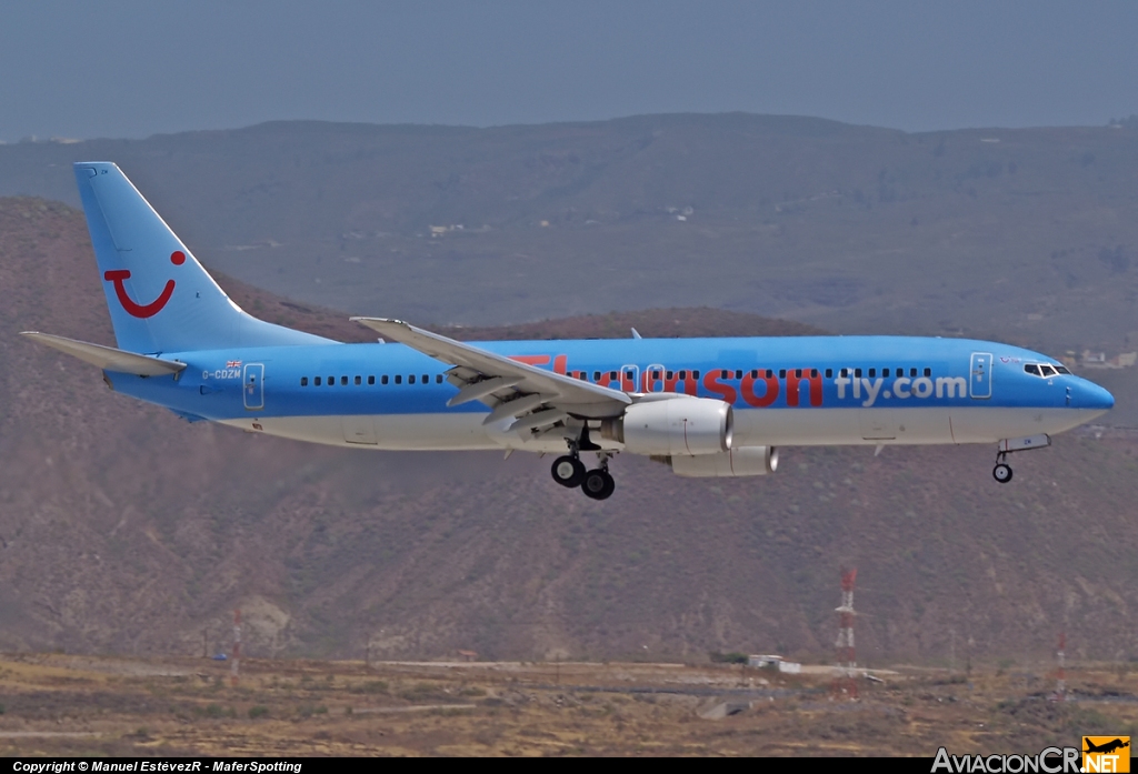 G-CDZM - Boeing	737-804 - Thomsonfly