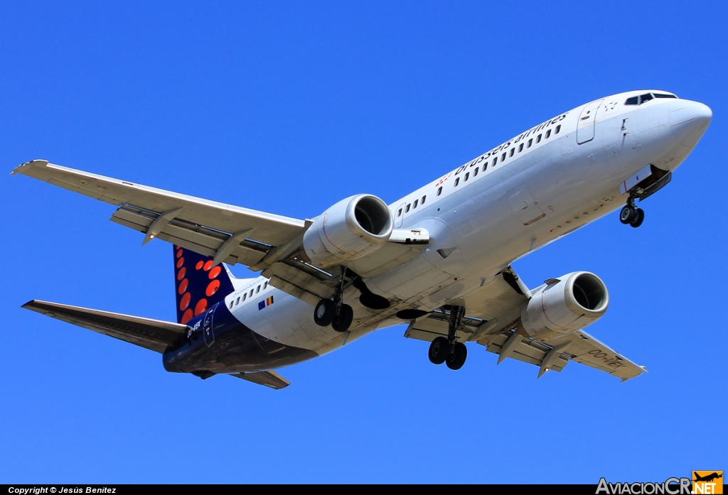 OO-VEK - Boeing 737-405 - Brussels airlines