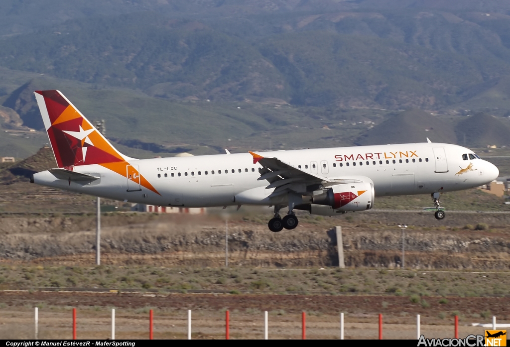 YL-LCC - Airbus A320-211 - Smart Lynx