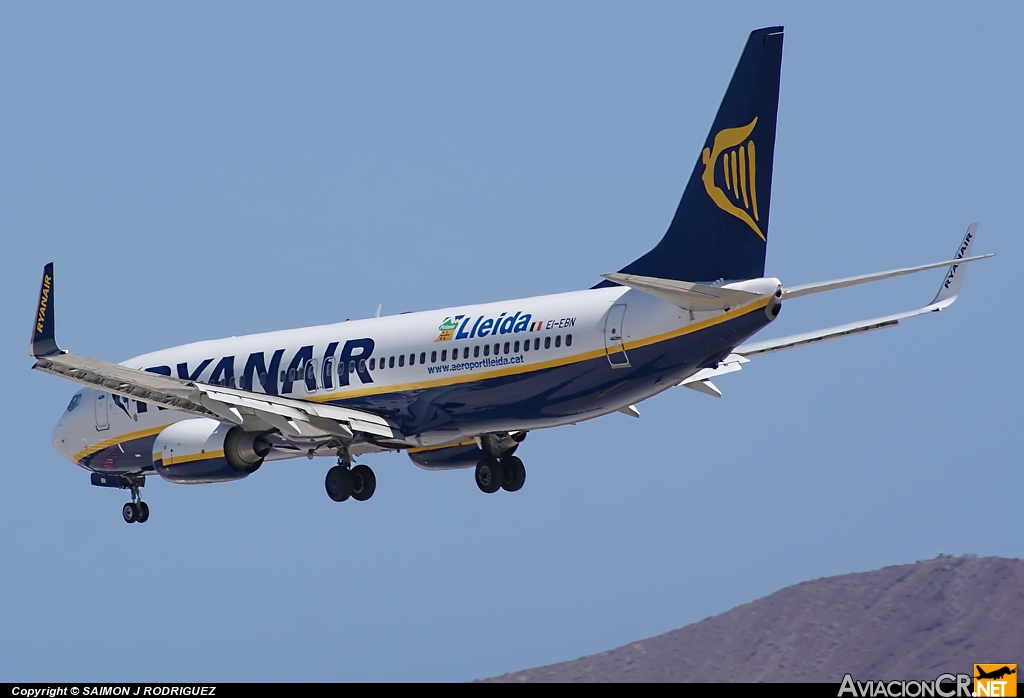 EI-EBN - Boeing 737-8AS - Ryanair