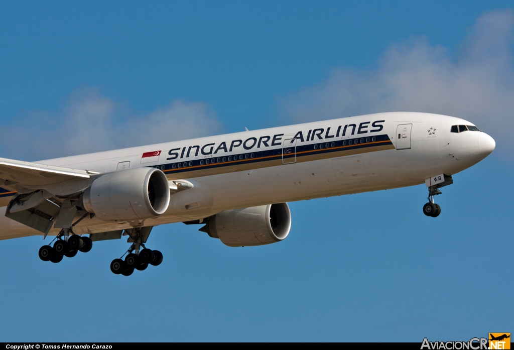 9V-SWB - Boeing 777-312/ER - Singapore Airlines
