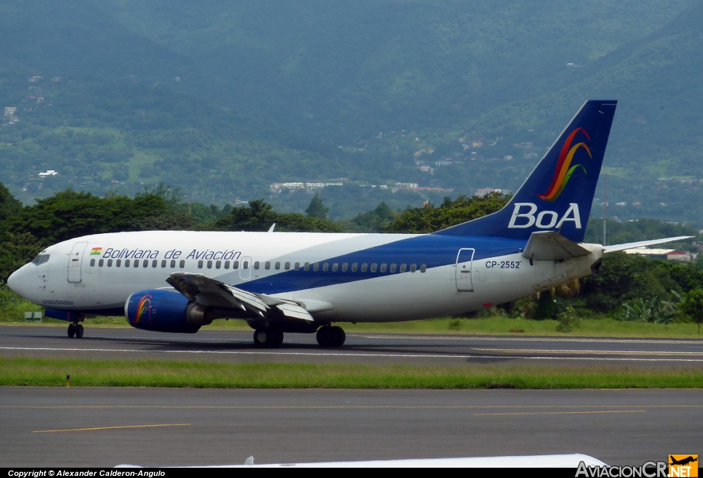 CP-2552 - Boeing 737-3M8 - Boliviana de Aviación (BoA)