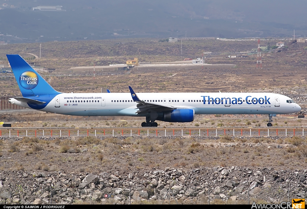 G-JMAB - Boeing 757-3CQ - Thomas Cook Airlines