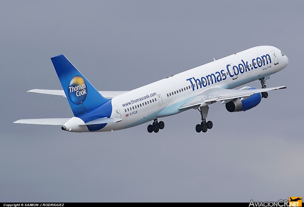 G-FCLB - Boeing 757-28A - Thomas Cook Airlines