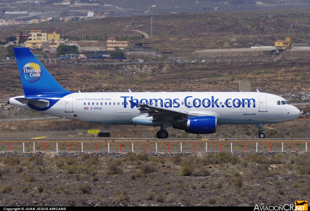 G-KKAZ - Airbus A320-214 - Thomas Cook Airlines