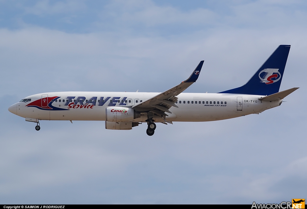 OK-TVG - Boeing 737-8Q8 - Travel Service