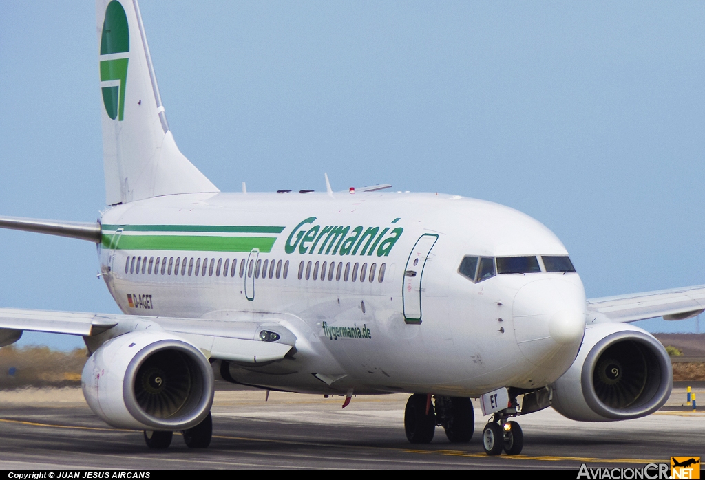 D-AGET - Boeing 737-75B - Germania