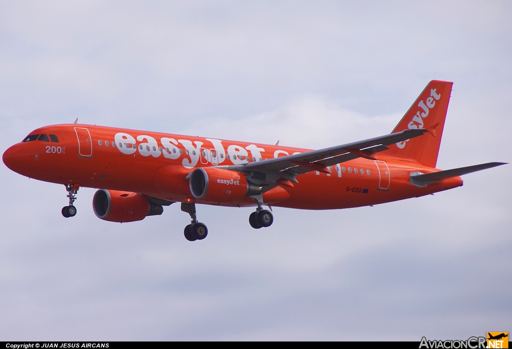 G-EZUI - Airbus A320-214 - EasyJet Airline