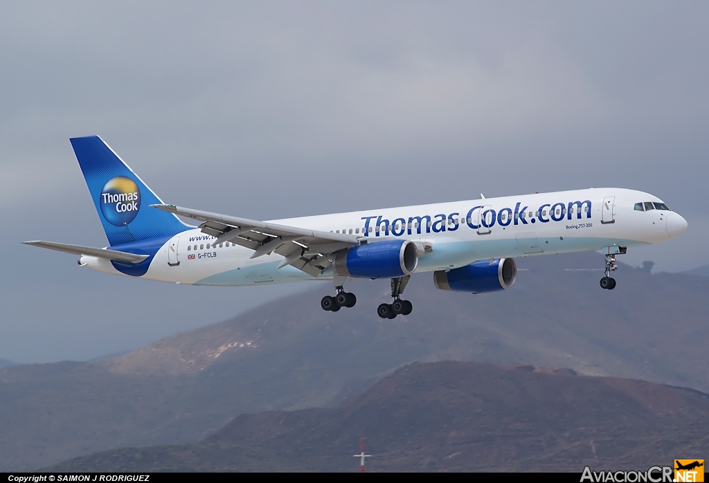 G-FCLB - Boeing 757-28A - Thomas Cook Airlines